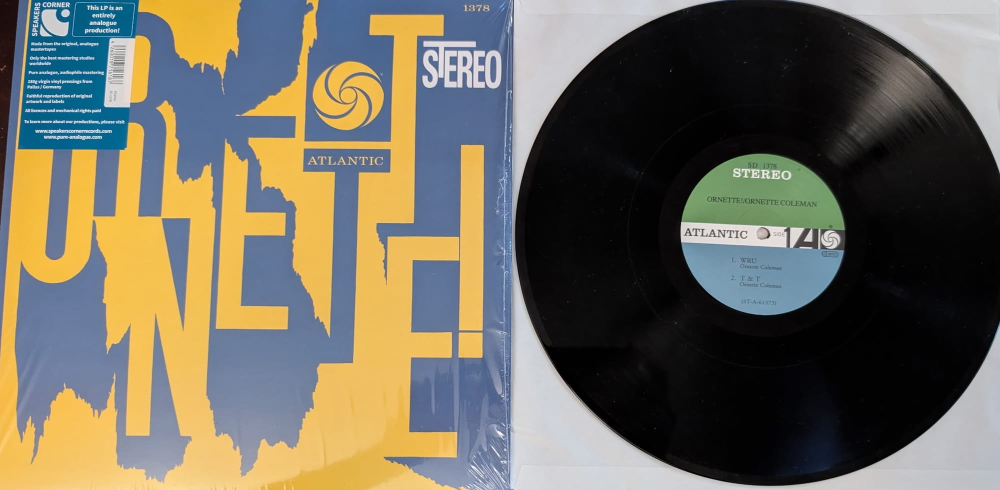 The Speakers Corner reissue of Ornette Coleman's Ornette!
