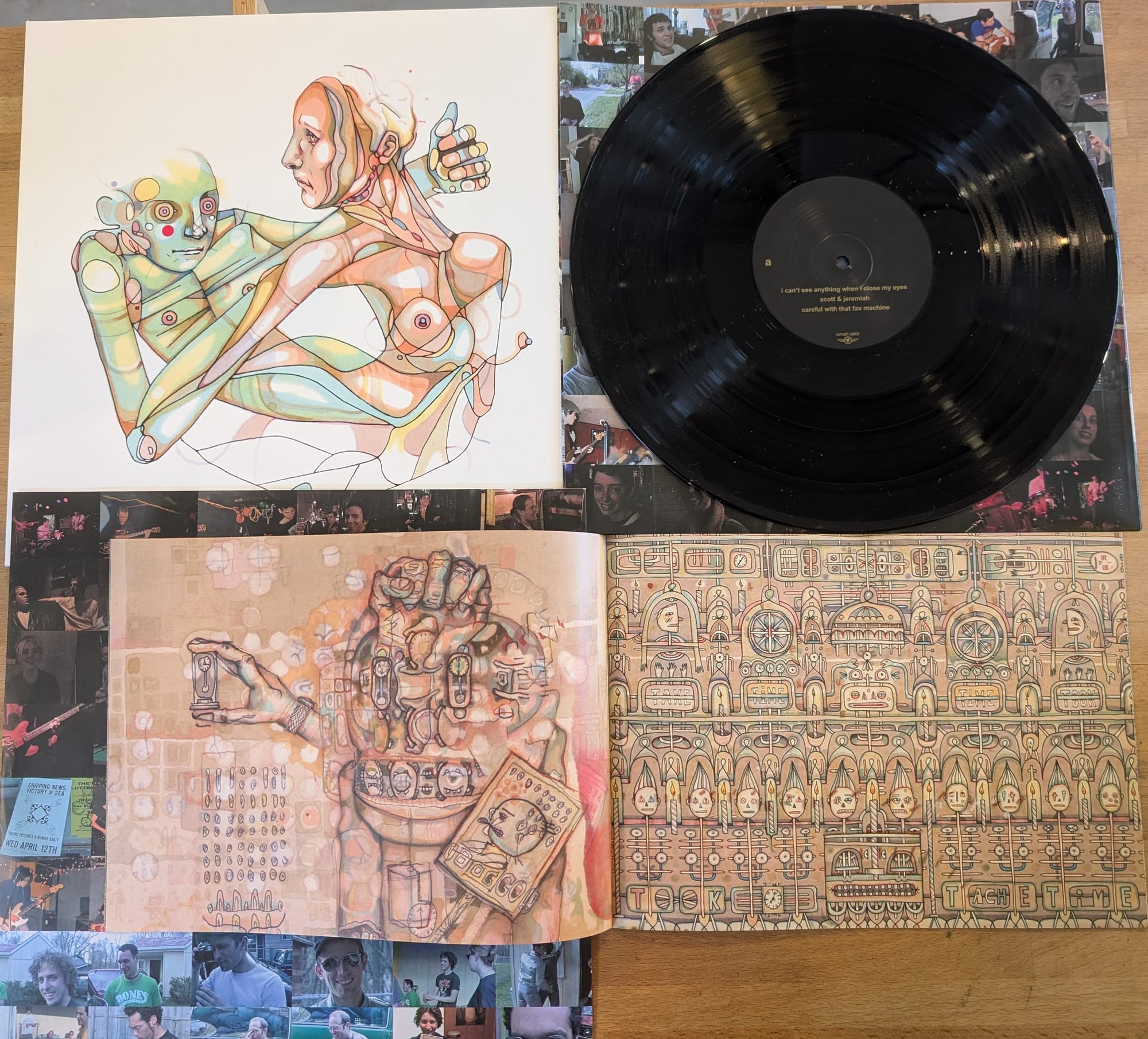 Artwork and contents for the vinyl reissue of Rumah Sakit's debut album.