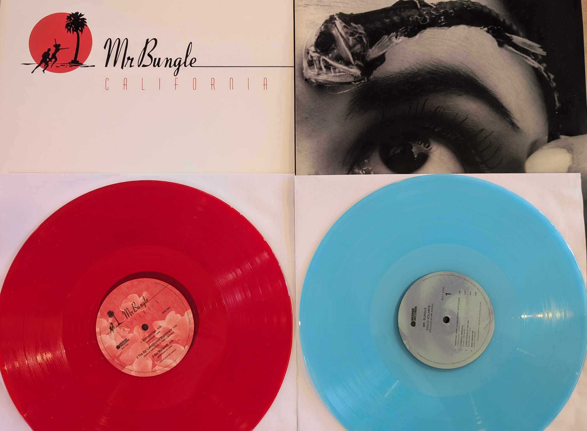 The new vinyl reissues of Mr. Bungle's California and Disco Volante.