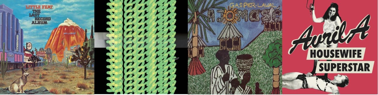 Cover art for Little Feat, Daphni, Gaspar Lawal, and Avril A.