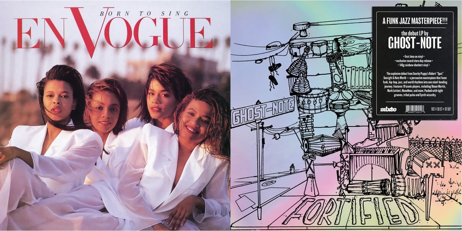 Cover art for En Vogue and Ghost-Note.