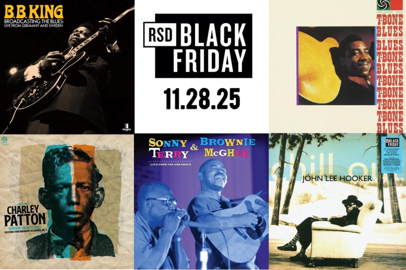 Album cover art for the Record Store Day Black Friday 2025 blues titles.