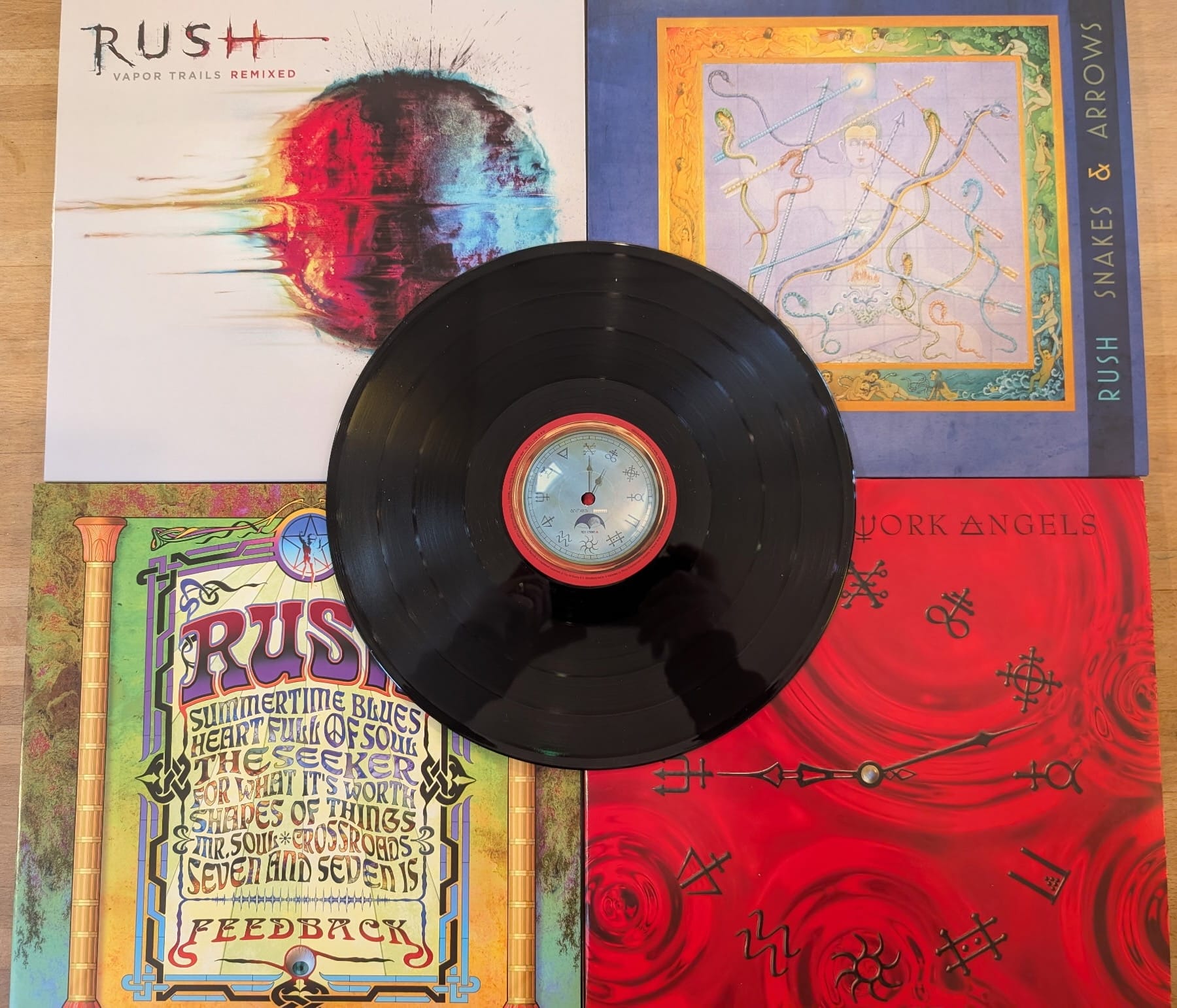 Contents of the Rush box set.