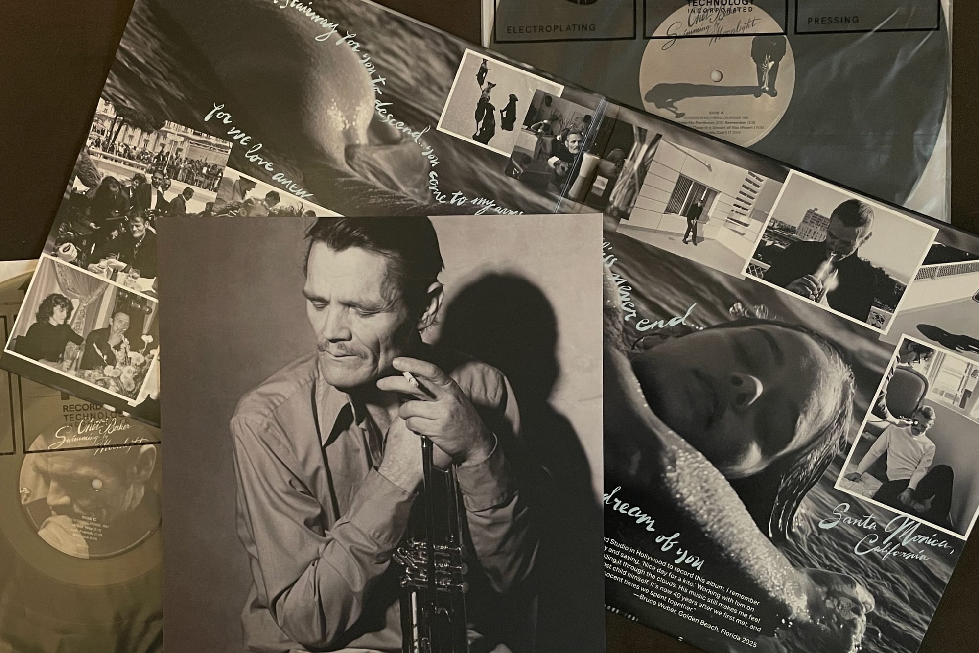 The contents of Chet Baker's Swimming by Moonlight.