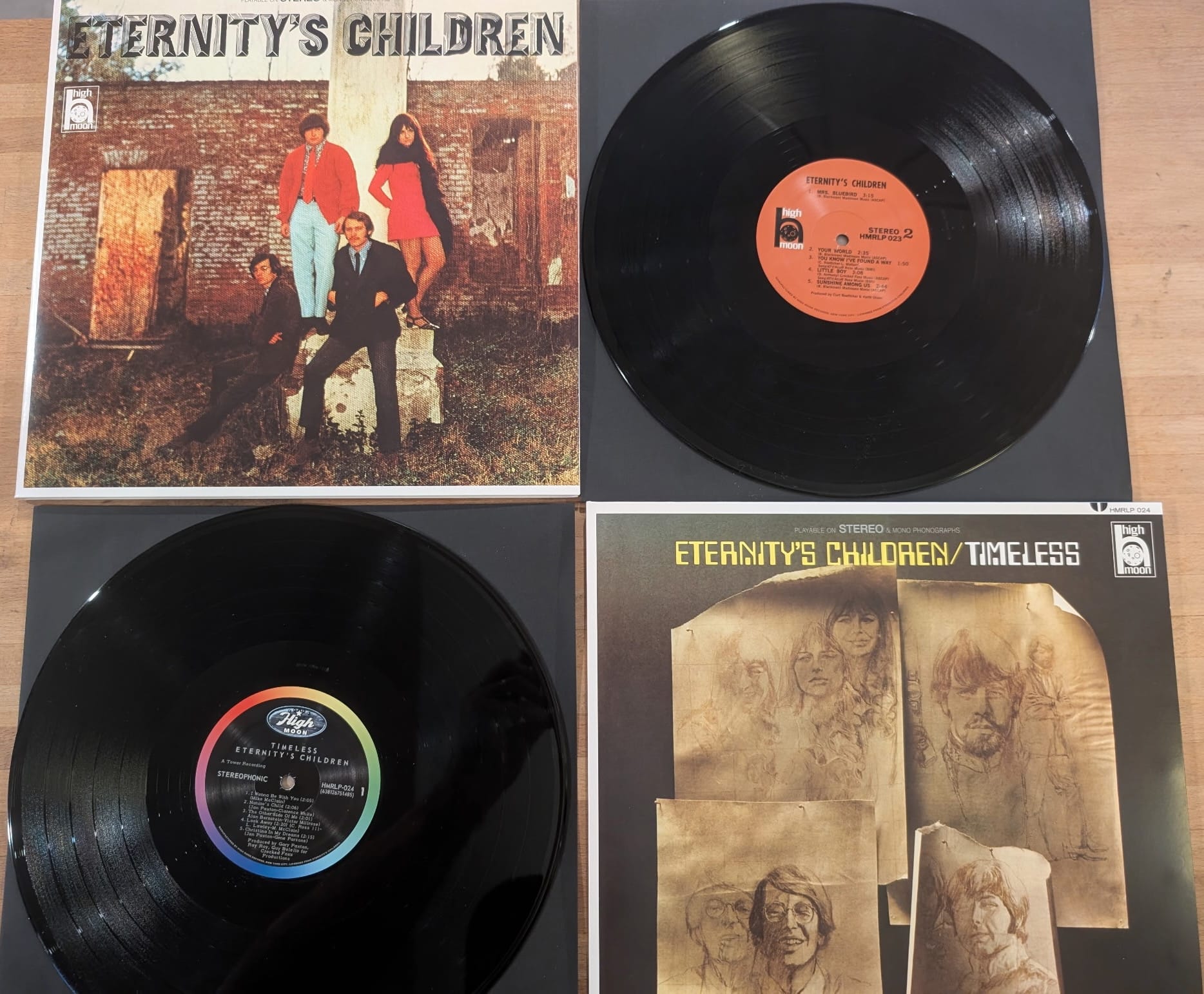 The two Eternity's Children reissued by High Moon Records.
