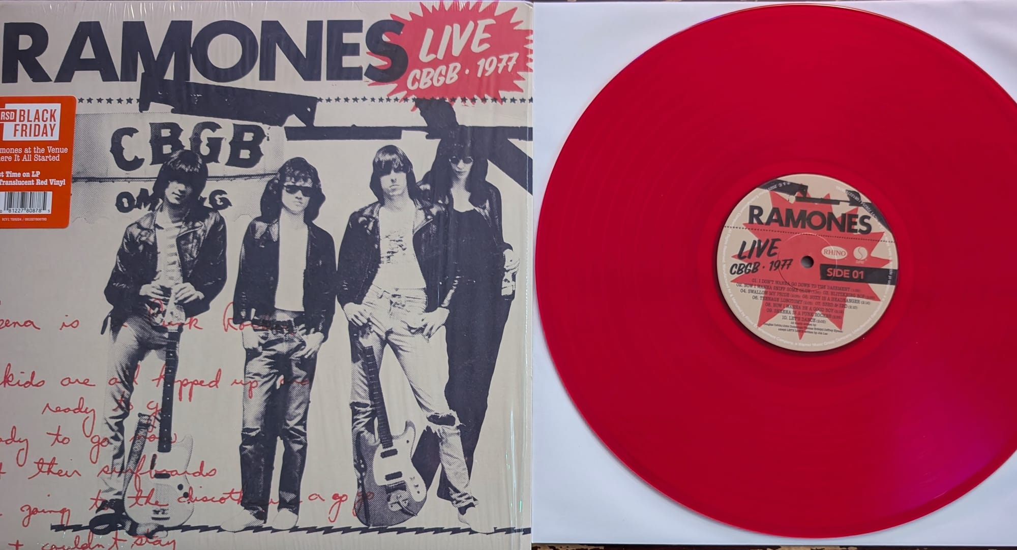 Cover art for the Ramones.