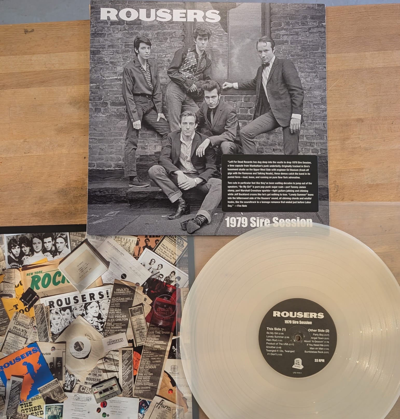 Contents of the Rousers' 1979 Sire Session.