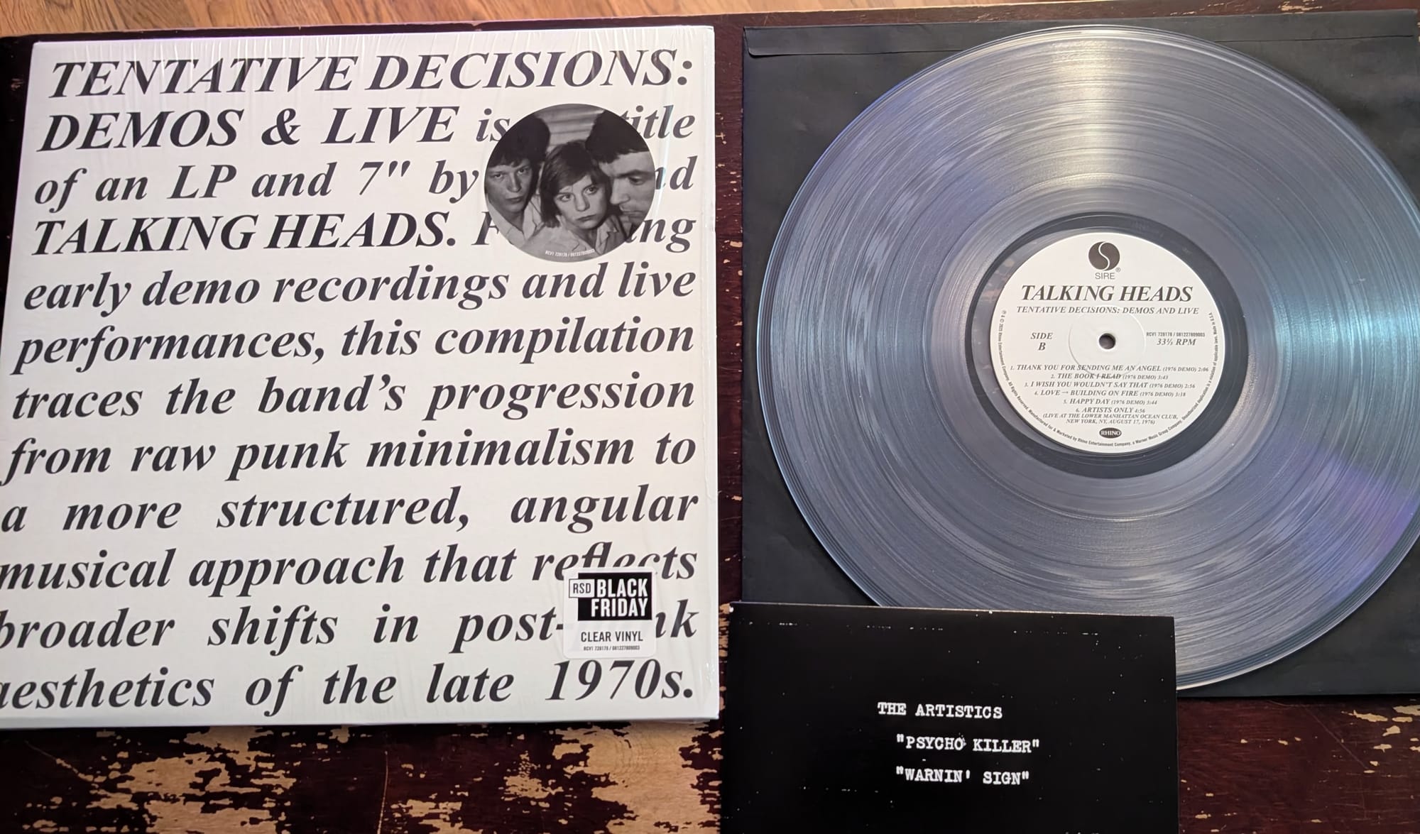 Cover art for Talking Heads.