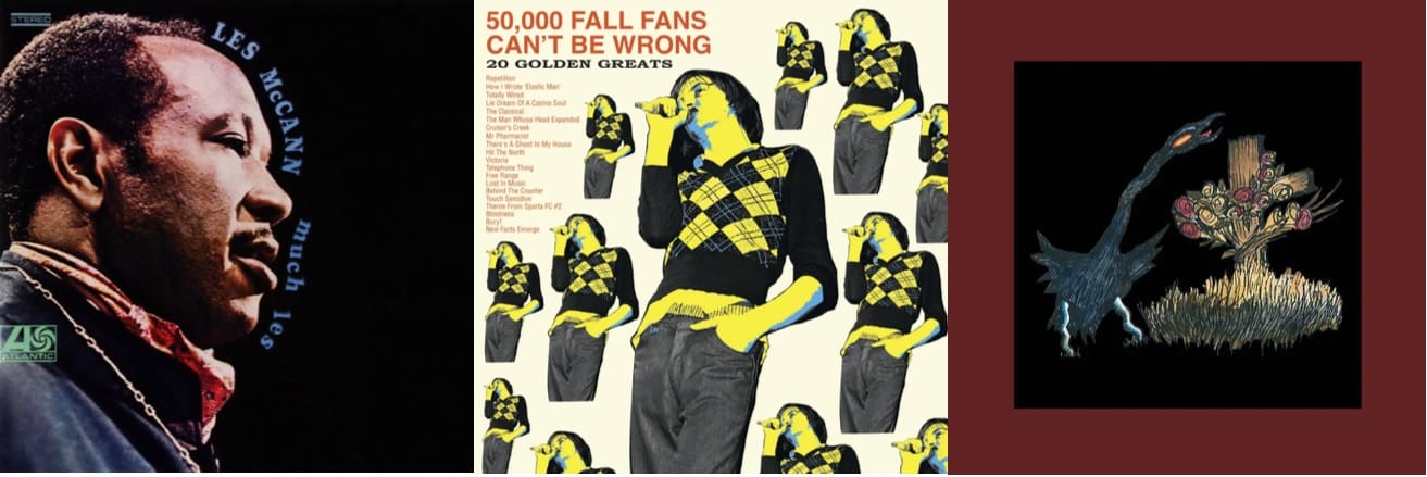 Cover art for Les McCann, the Fall, and Drive-By Truckers.
