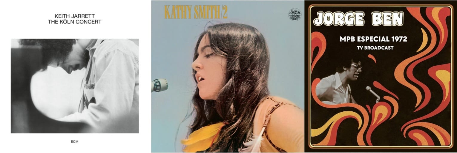 Cover art for Keith Jarrett, Kathy Smith, and Jorge Ben.
