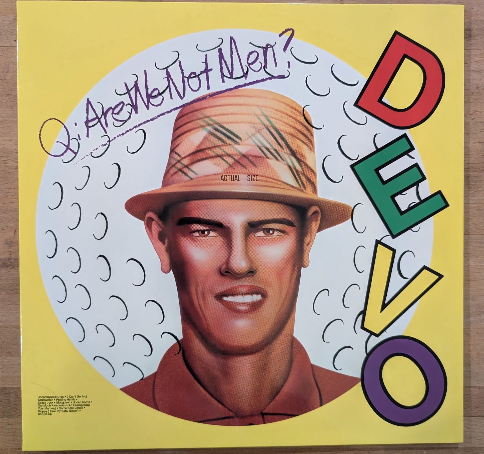 Cover art for Devo.