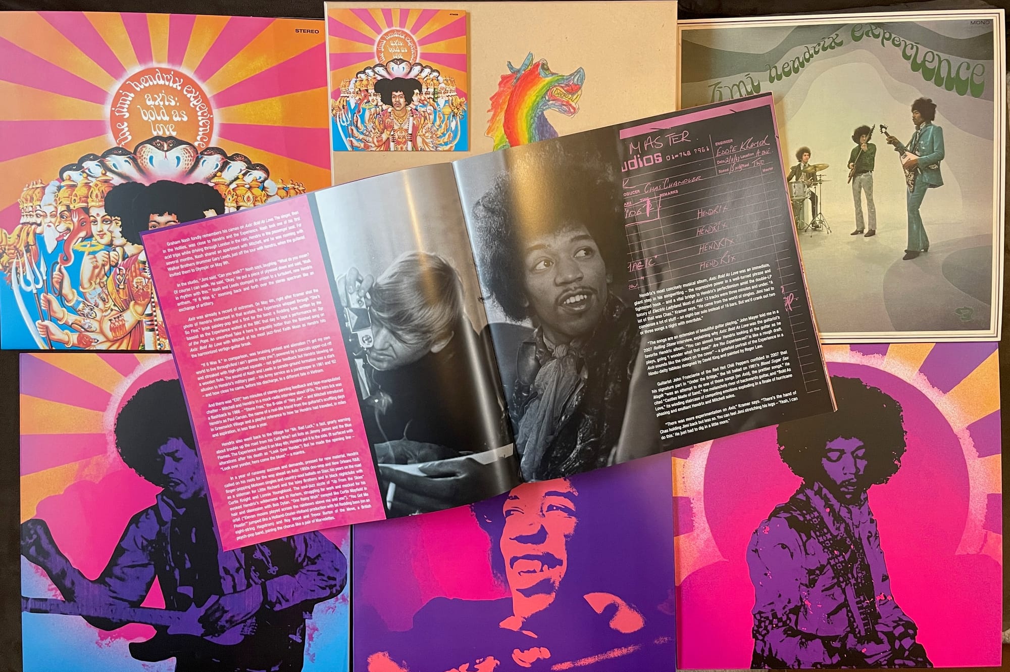 Contents of the Bold as Love box set.