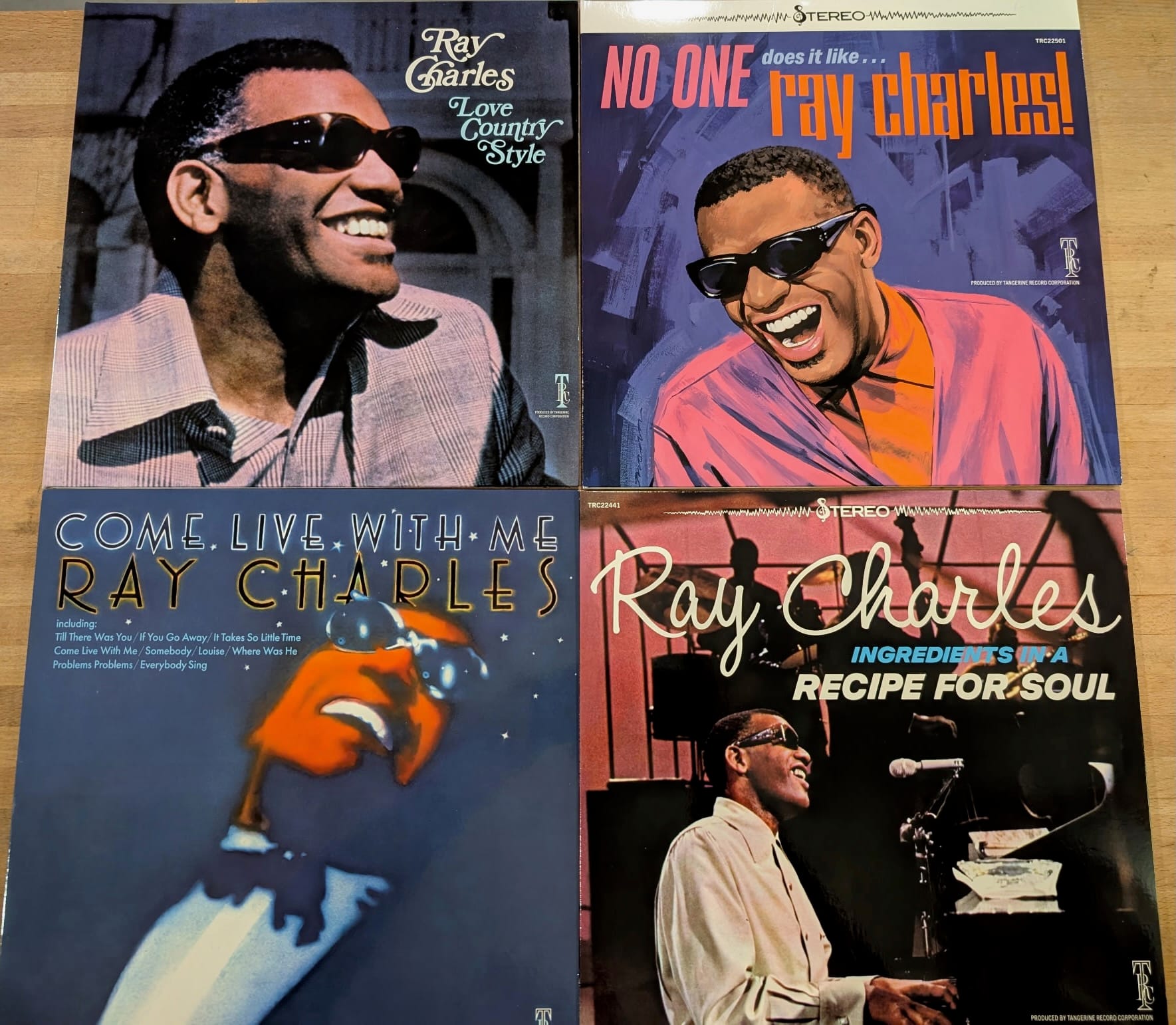 Cover art for Ray Charles.