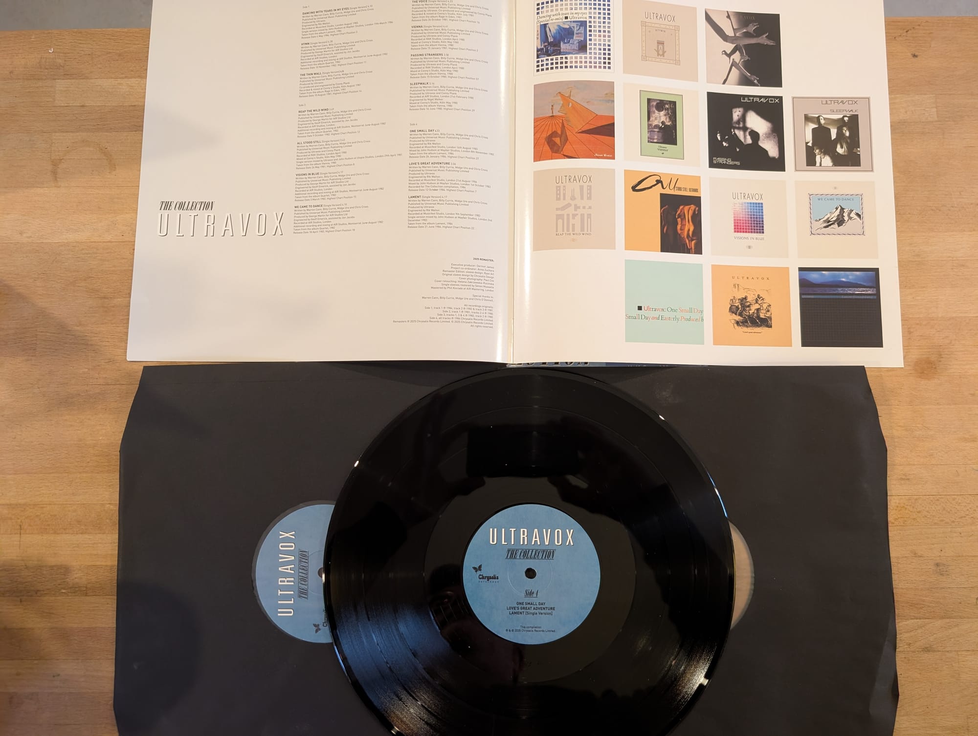 Contents of the reissue of Ultravox's The Collection.