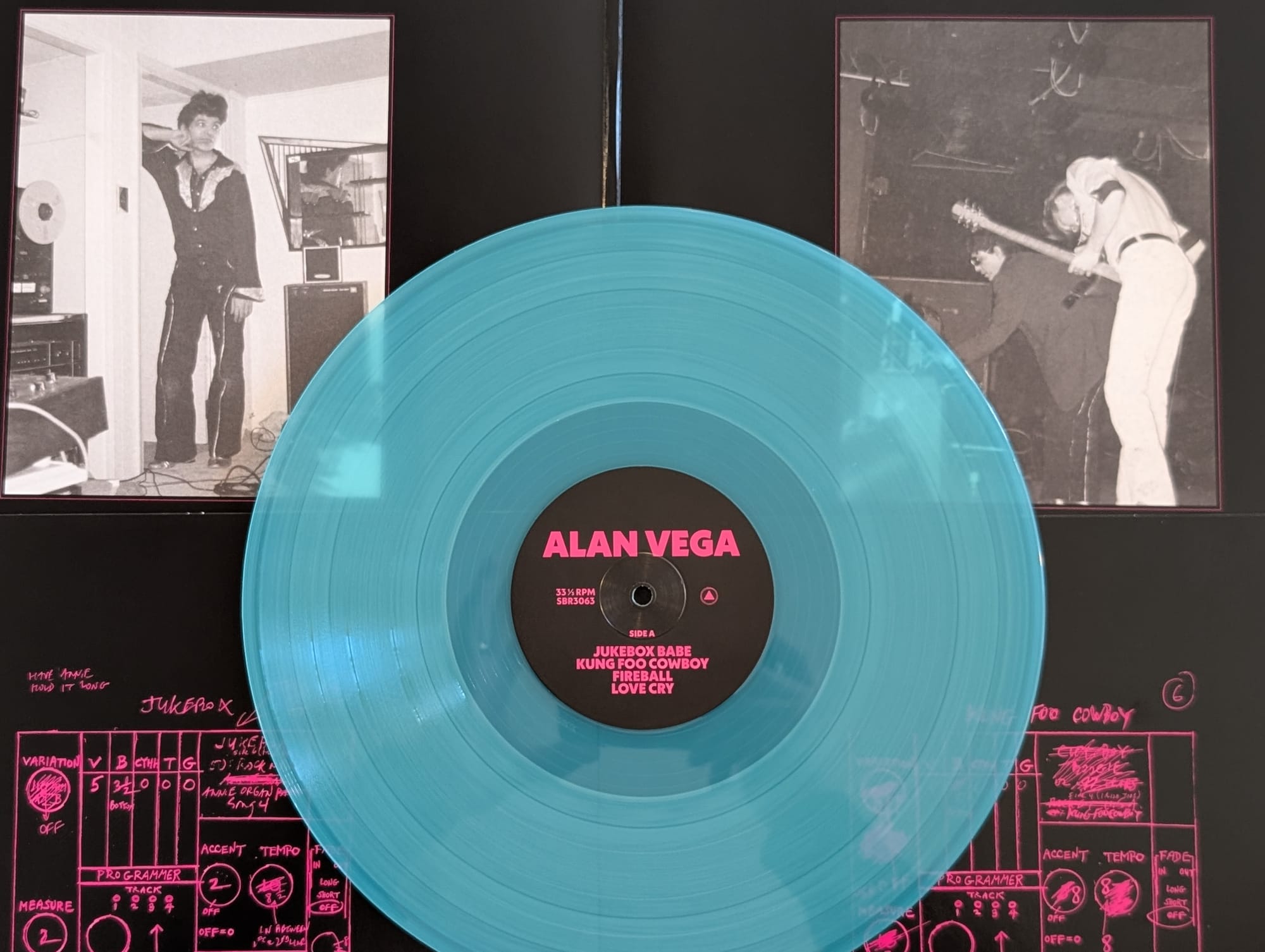 Contents of the deluxe edition of Alan Vega.