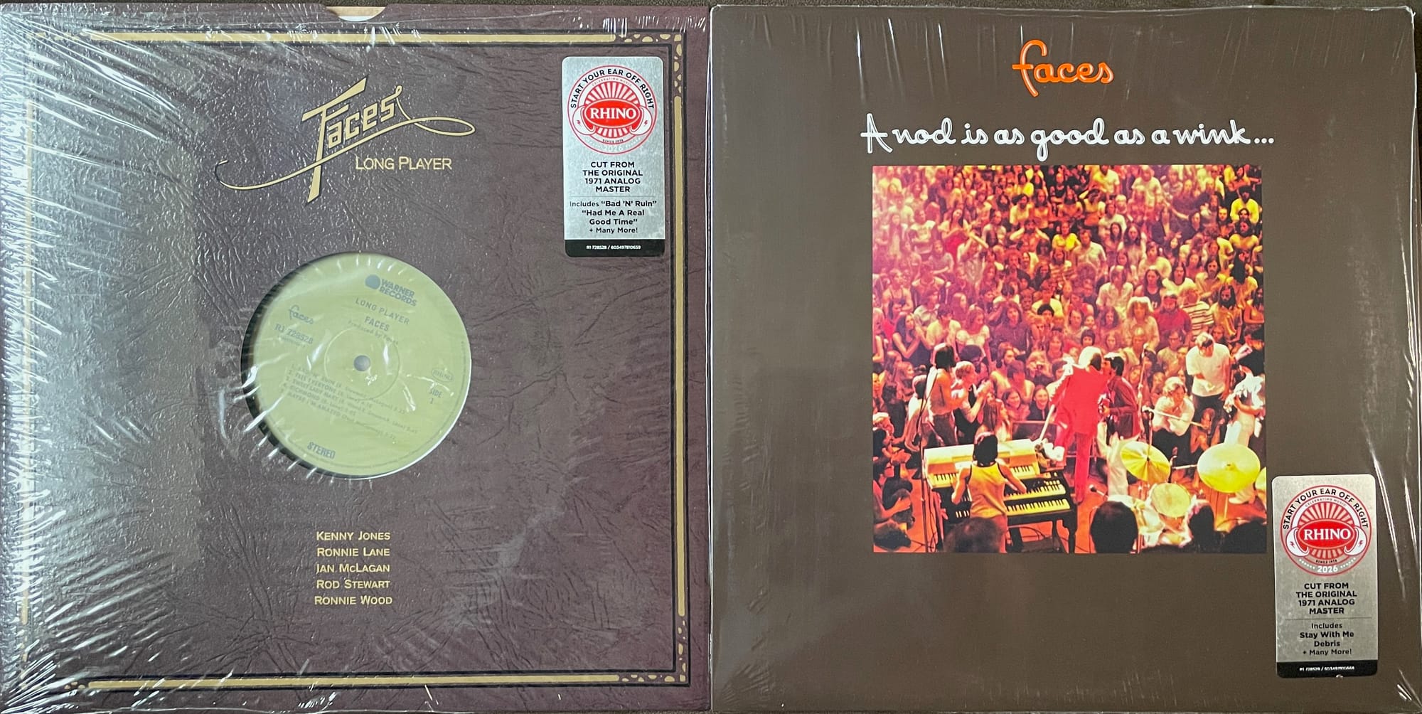 Cover art for Faces.