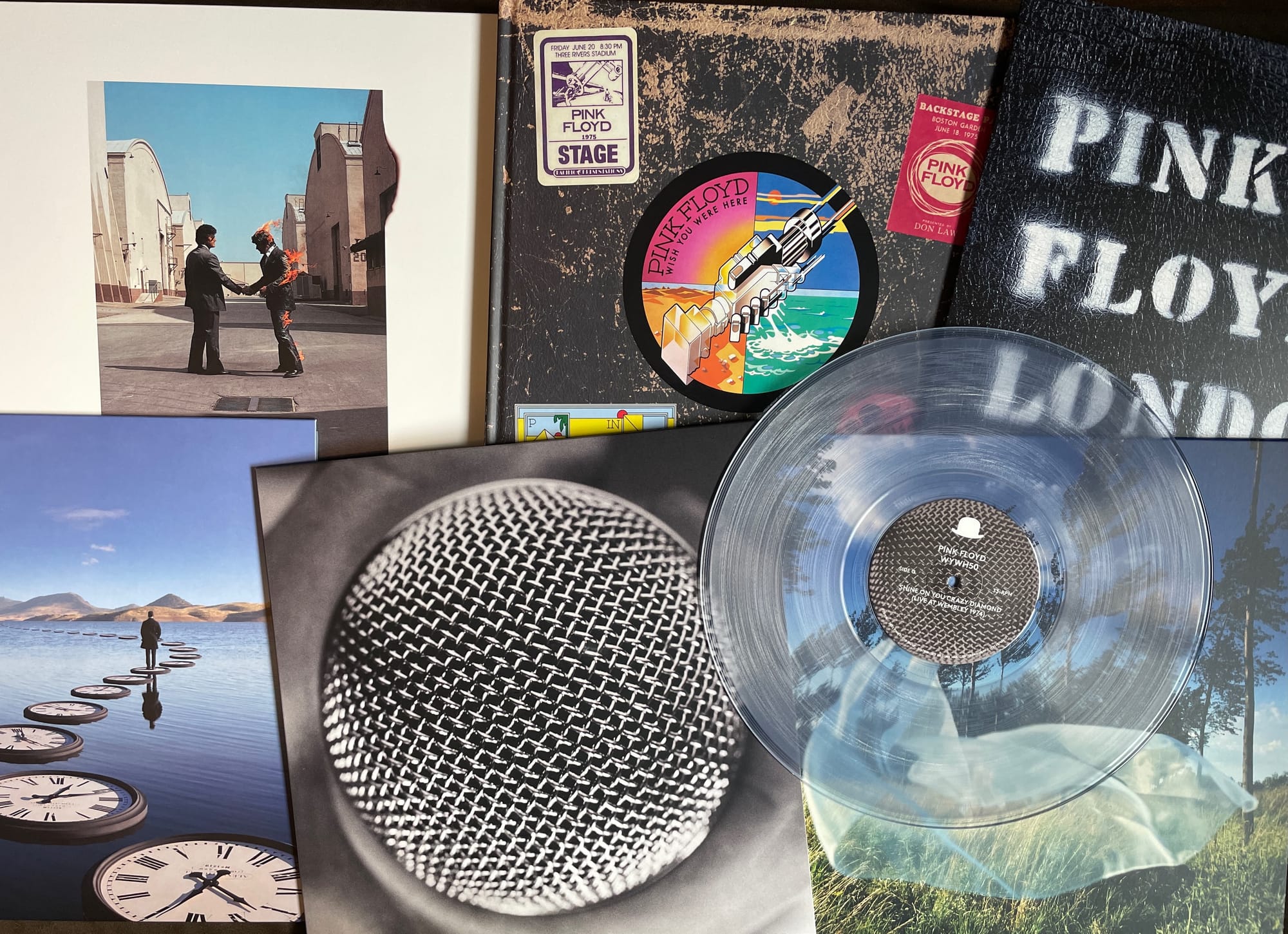 The contents of the Wish You Were Here box.