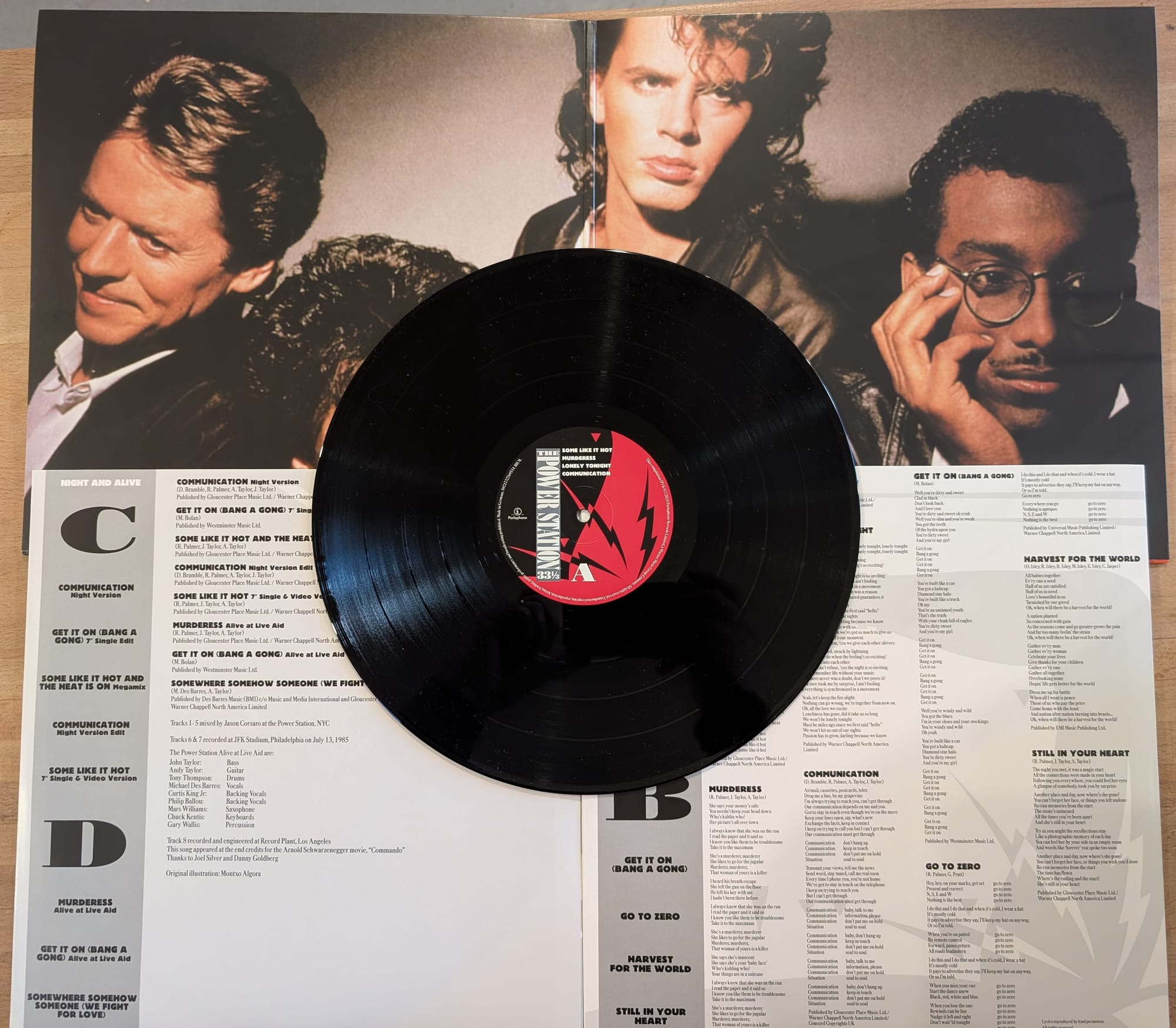 Contents of the Power Station reissue.