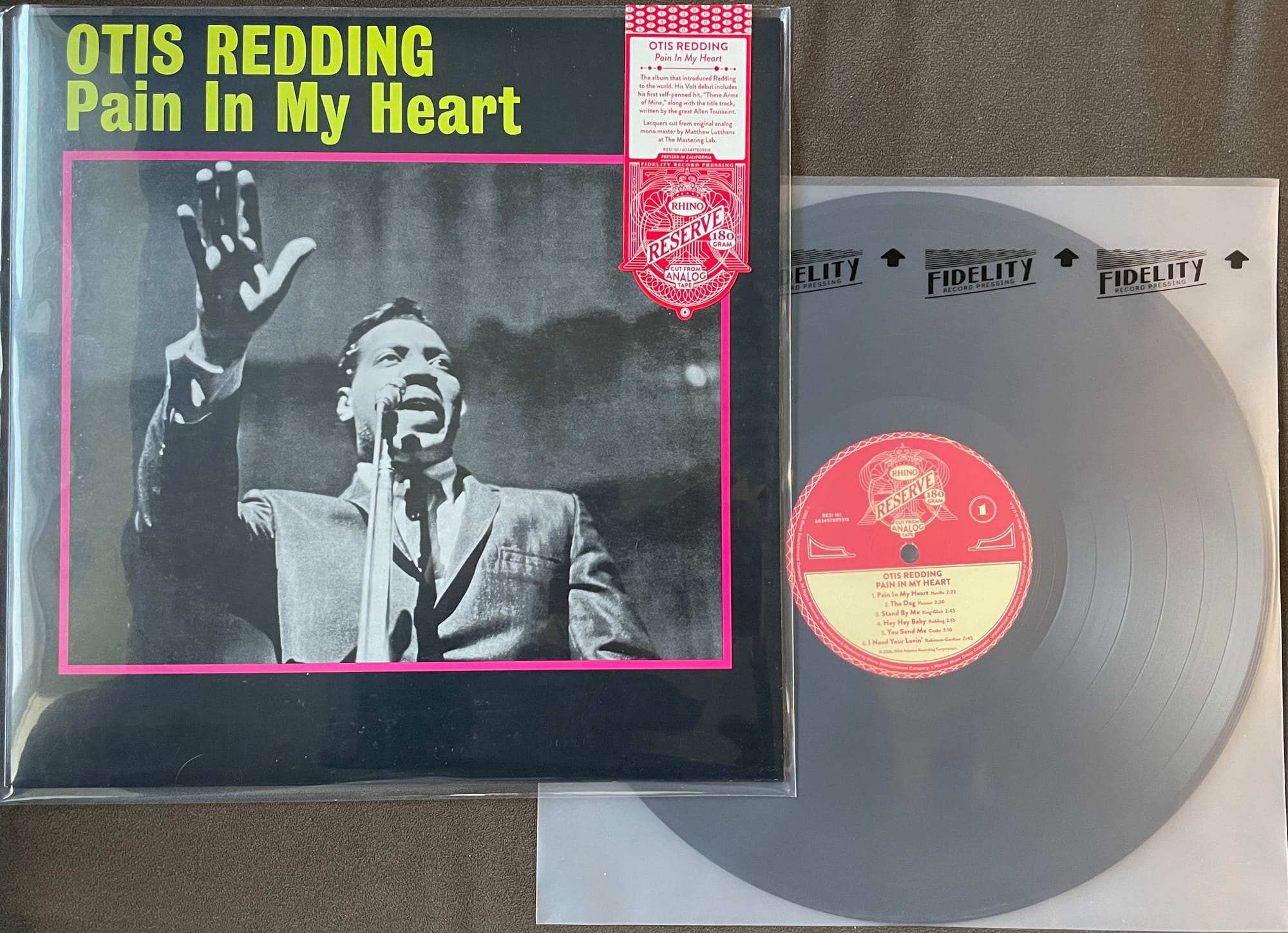 Cover art for Otis Redding's Pain in My Heart.