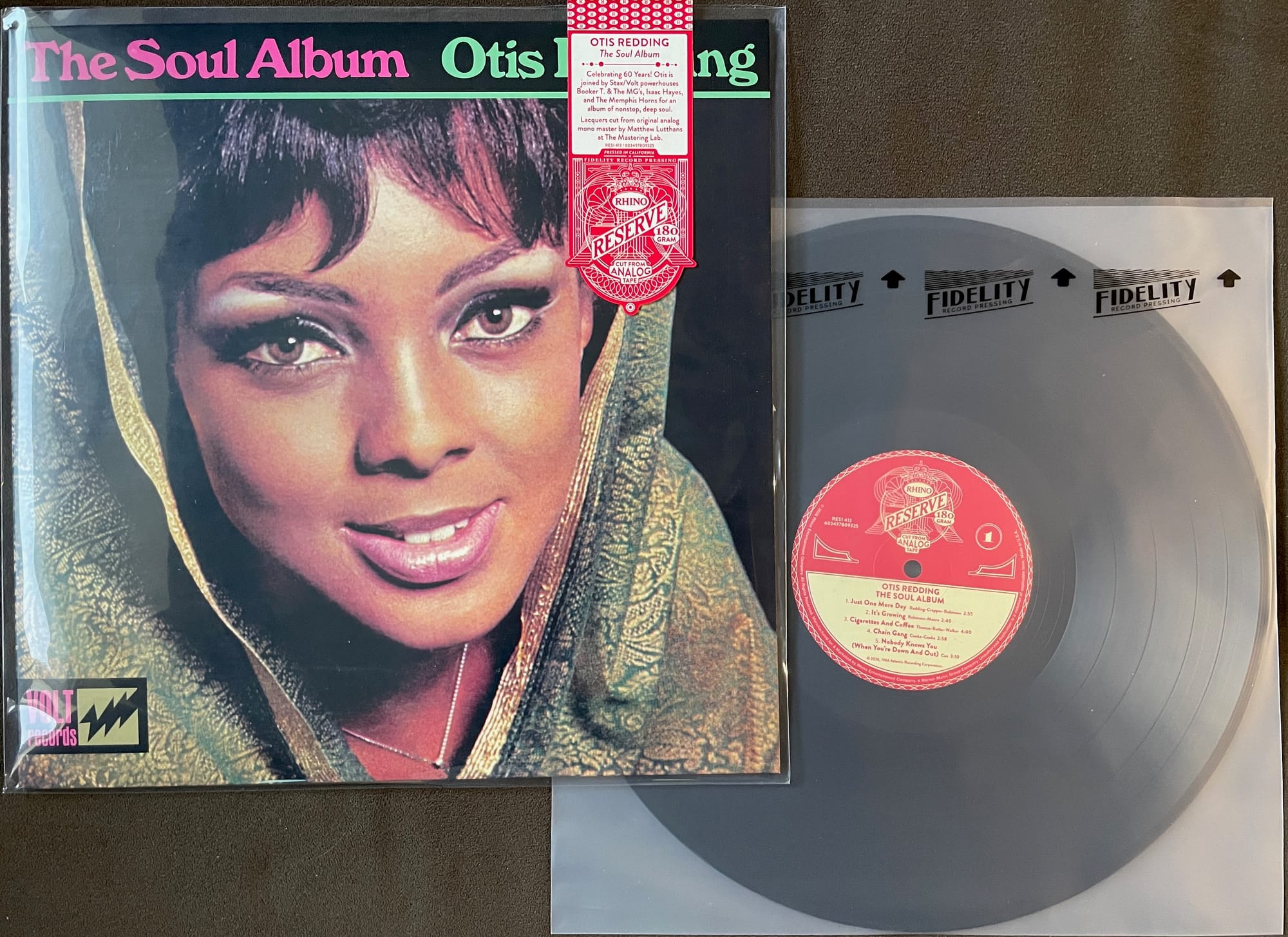 Cover art for Otis Redding's The Soul Album.