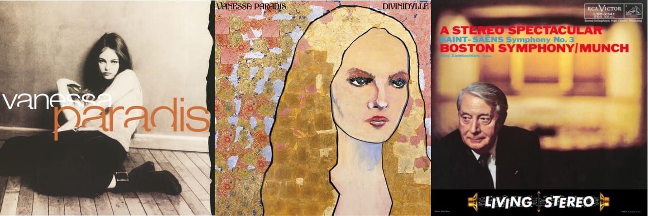 Cover art for Vanessa Paradis and Charles Munch & the Boston Symphony Orchestra.