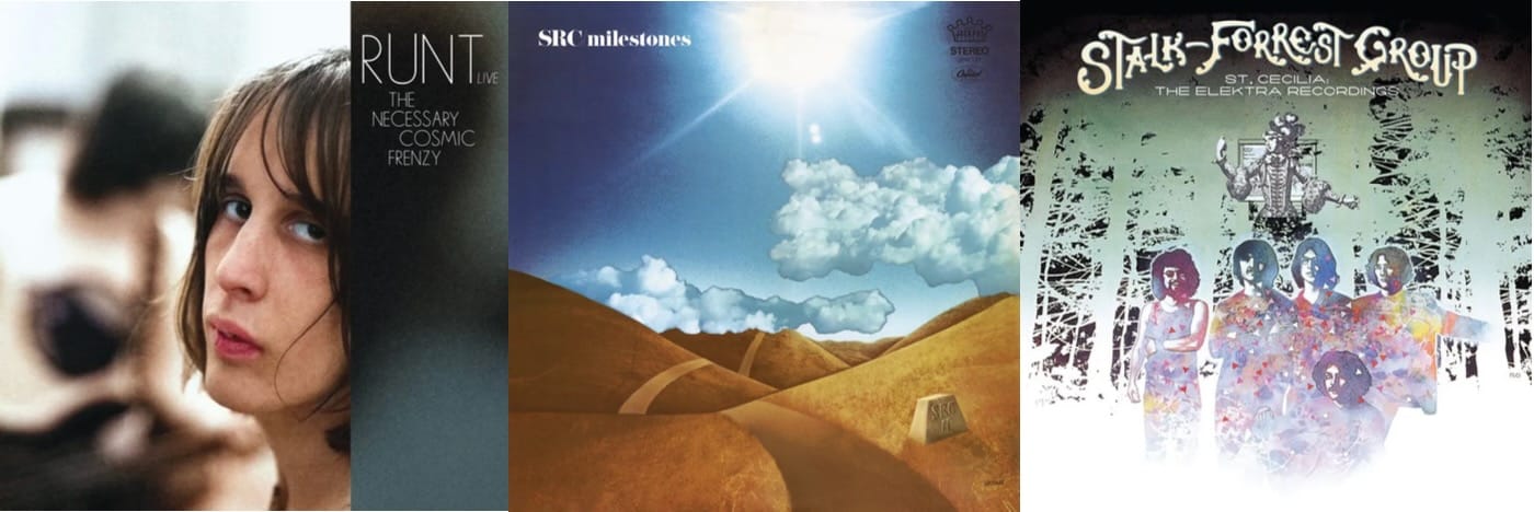 Cover art for Todd Rundgren/Runt, SRC, and Stalk-Forrest Group.