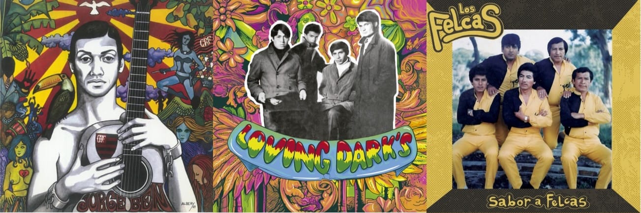 Cover art for Jorge Ben, Loving Darks, and Los Felcas.