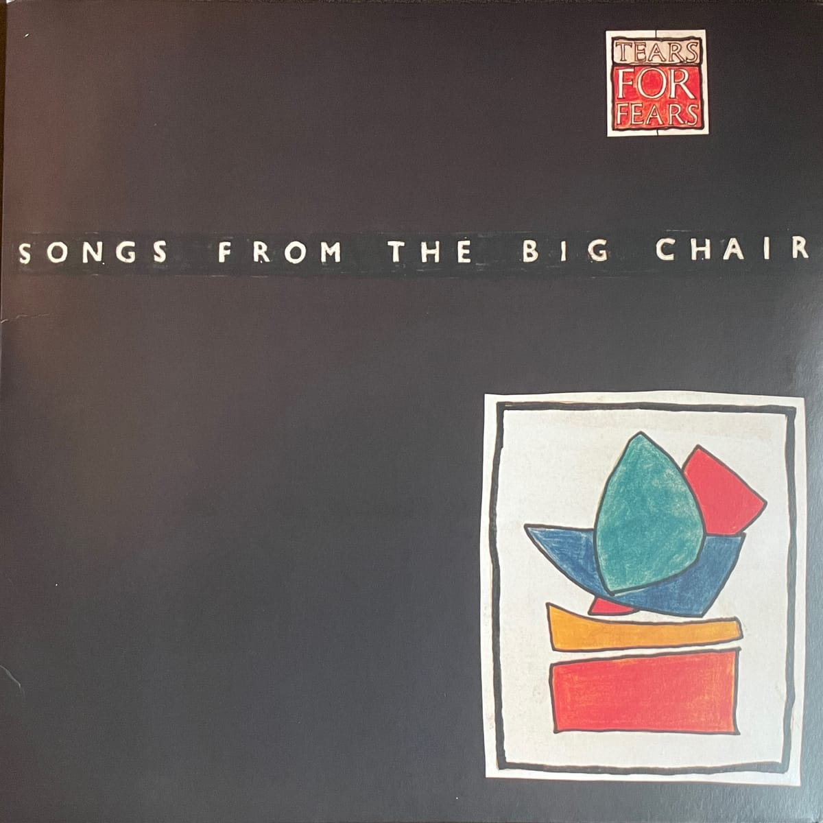 Cover art for the 40th anniversary edition of Tears for Fears' Songs from the Big Chair.